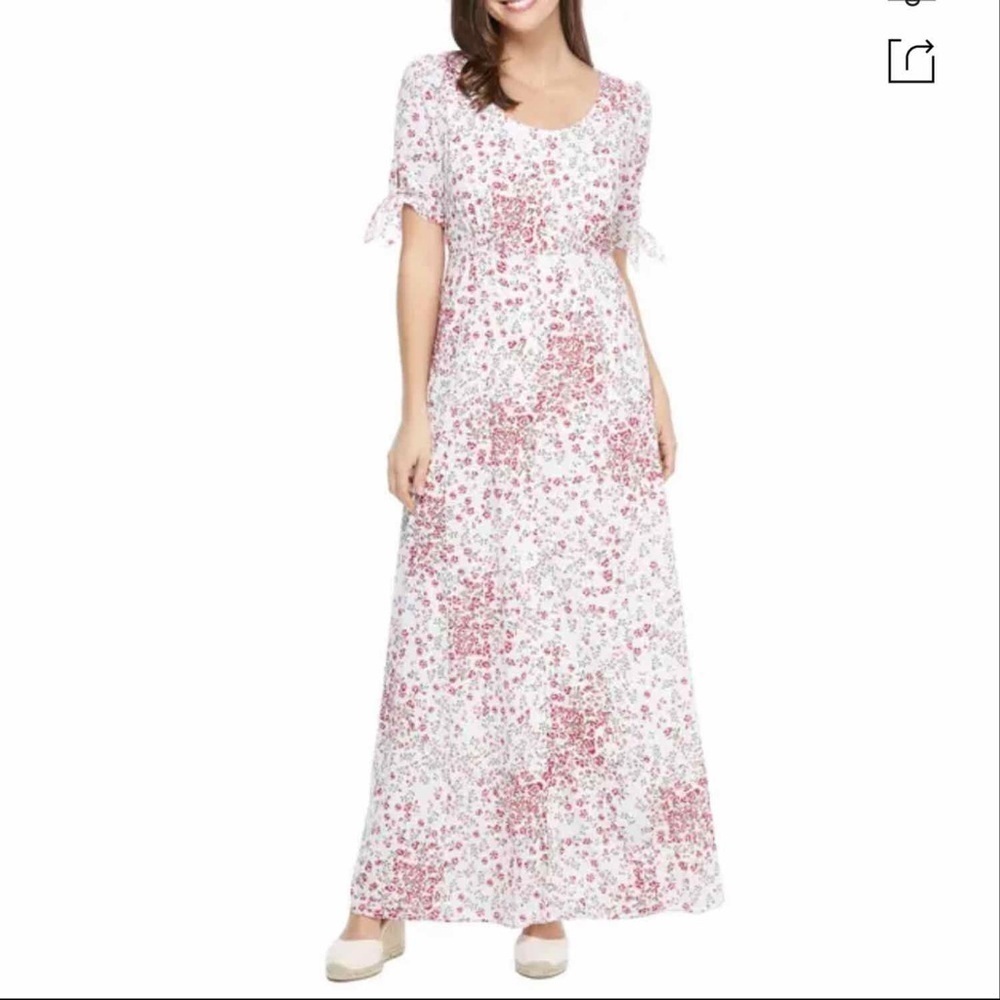 Gal Meets Glam Brigitte Floral Maxi Dress Size 4